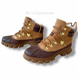 NWOB Sperry Women's The Summit Waterproof Leather & Suede Duck Boots Size 9